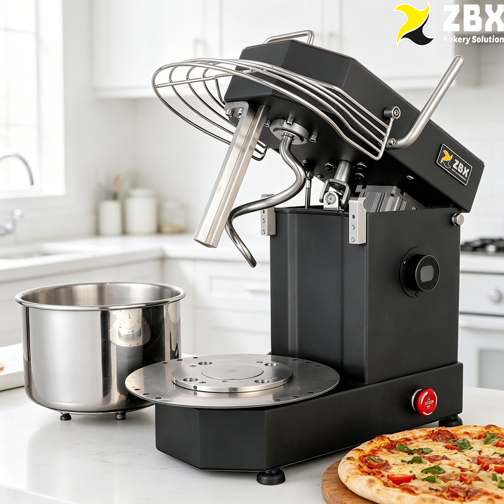 Dough Mixer Machine - เครื่องผสมแป้งแบบเกลียว ZBX HM-5TD 750W ราคาโรงงาน 5