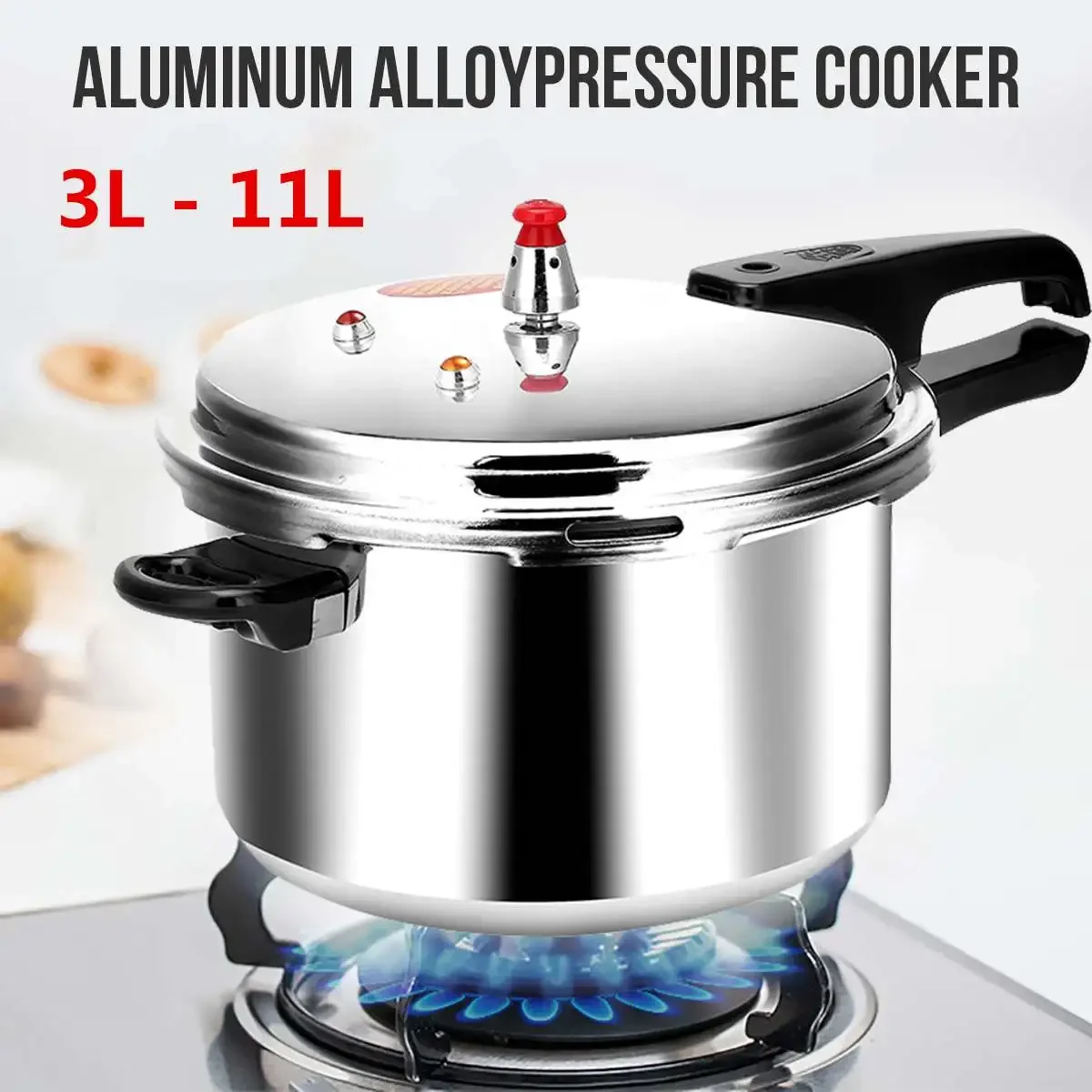 Commercial Kitchen Stove - เตาหม้อหุงไฟฟ้าแรงดันครัว18/20/22/28ซม. kompor Gas ทำอาหารปลอดภัยประหยัดพลังงานตั้งแคมป์กลางแจ้ง3/4/5/11L