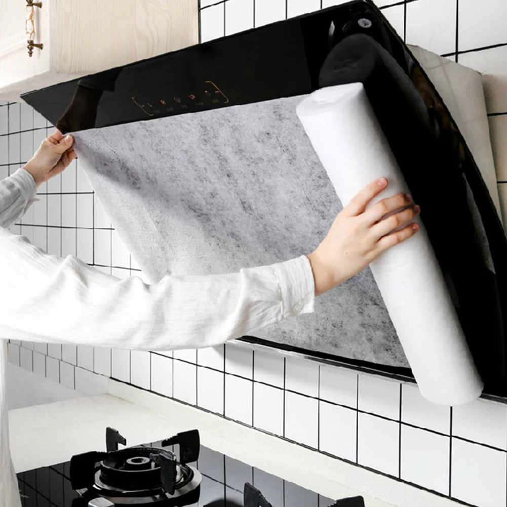 Commercial Kitchen Oil Filter - 5/10M กระดาษกรองดูดซับน้ํามัน KITCHEN Cook Range Hood