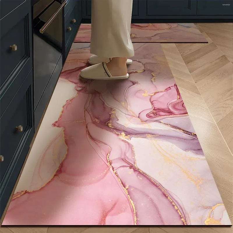 Commercial Kitchen Non Slip Flooring - พรมปูพื้นห้องครัวกันลื่นกันน้ำลายหนังลายหินอ่อนขนาดใหญ่พรมปูพื้นพีวีซีตกแต่งบ้าน