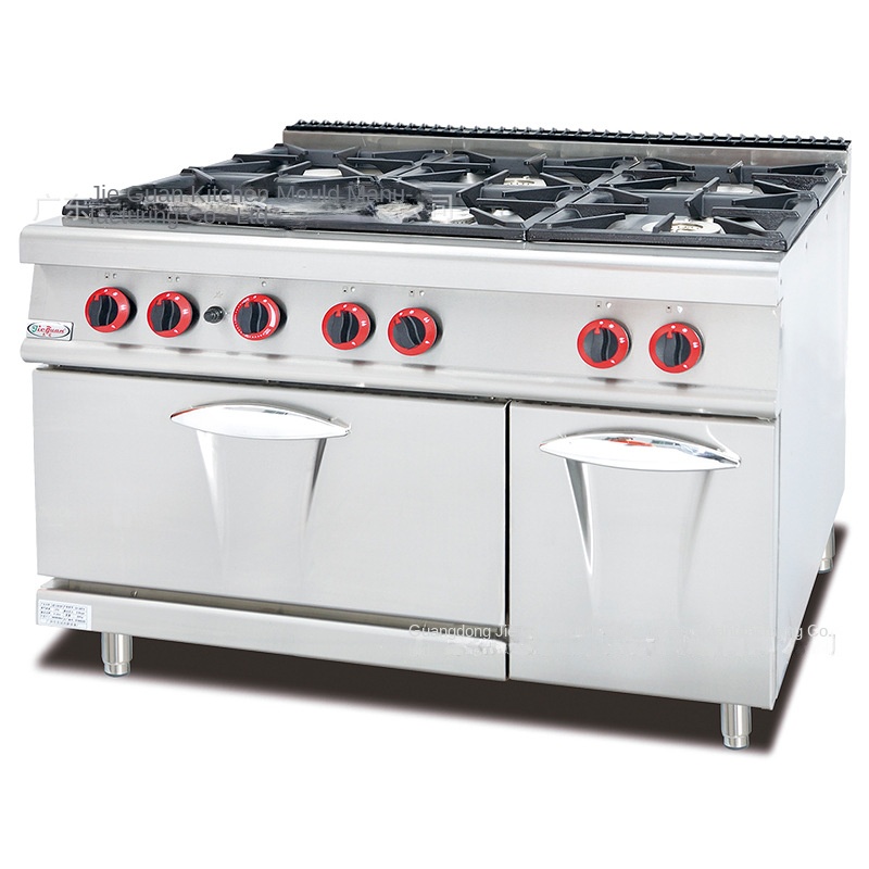 Commercial Kitchen Stove - เตาแก๊สเชิงพาณิชย์ Jie Guan GH-797A แบบตั้งพื้น หัวเตา