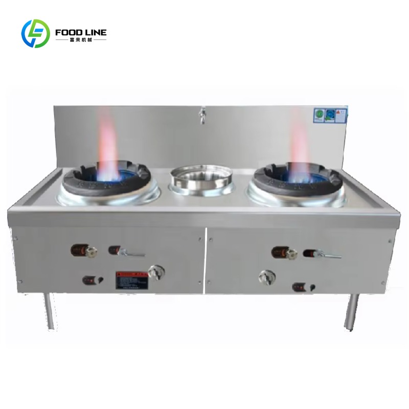 Commercial Kitchen Stove - เตาสแตนเลสสำหรับร้านอาหาร/เตาแก๊สสำหรับผัดอาหาร/เตาจีนแบบมืออาชีพ รับสั่งทำตามแบบ