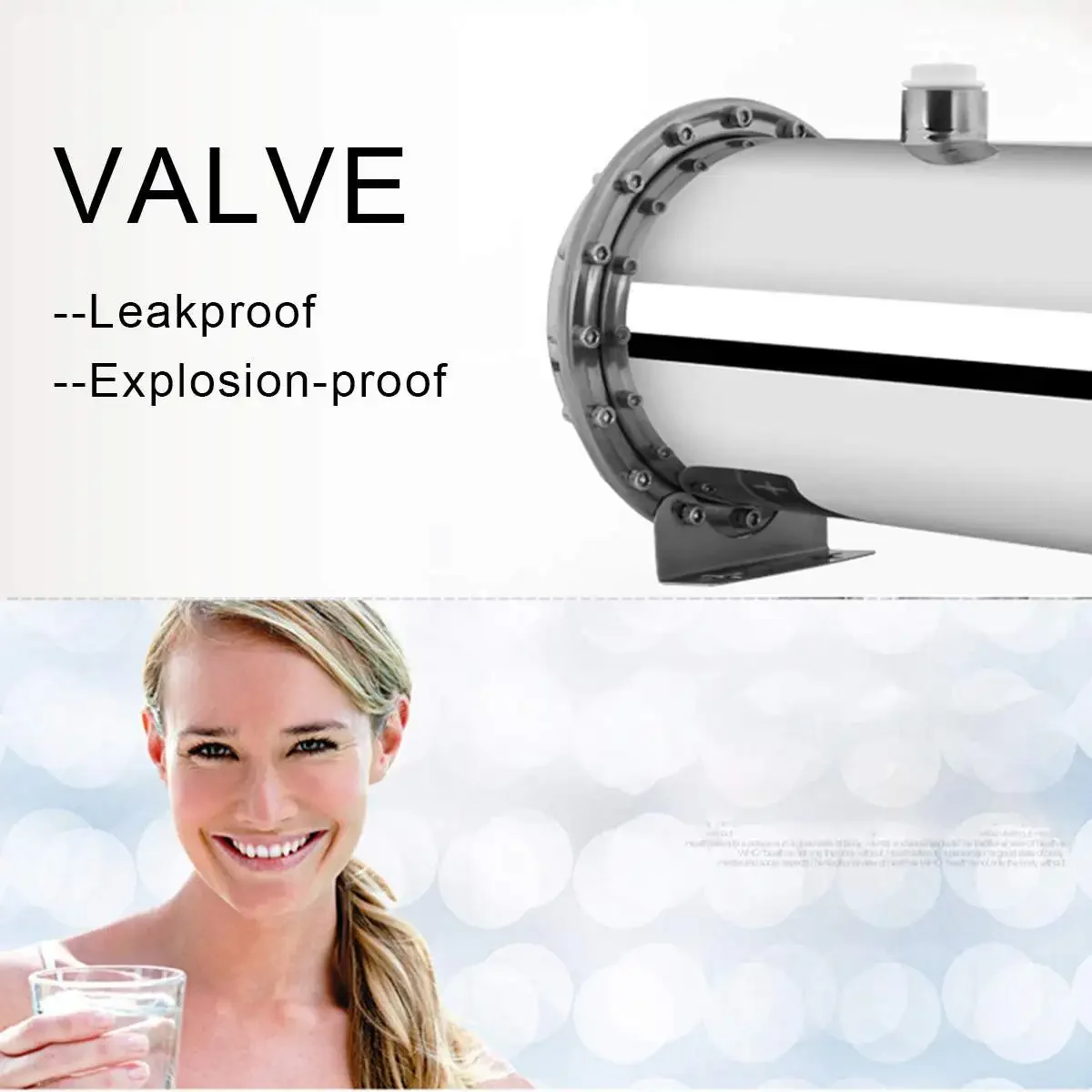 Commercial Kitchen Water Filter - เครื่องกรองน้ำ PVDF อัลตราฟิลเตรชั่น 304 สแตนเลส 600L/1000L
