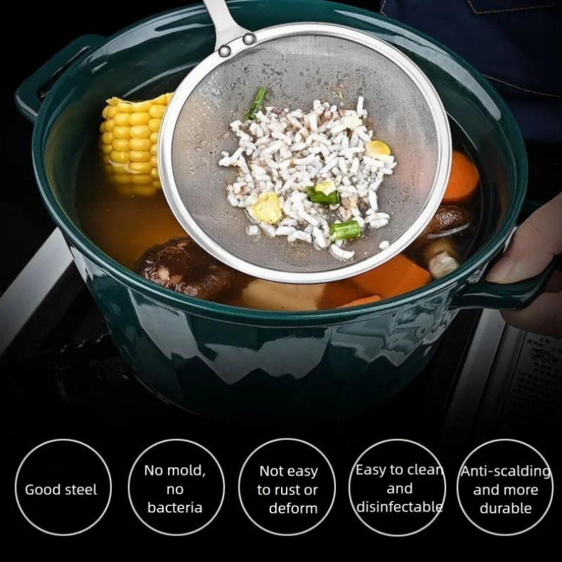 ที่ตักน้ำมันสแตนเลส ตะแกรงกรอง - Commercial Kitchen Oil Filter บทวิจารณ์และราคา
