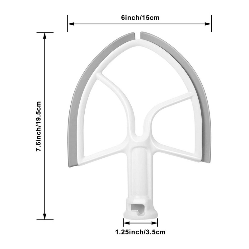 ใบพายผสมอาหารแบบ Flex Edge สำห - Commercial Kitchenaid บทวิจารณ์และราคา