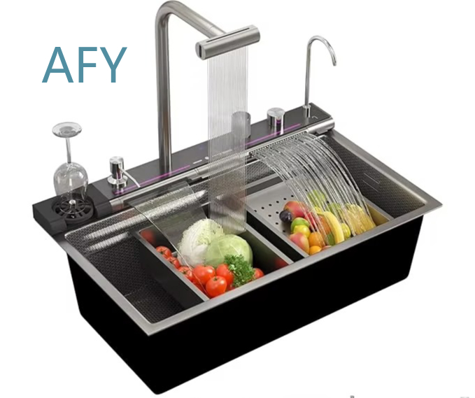 อ่างล้างจานสแตนเลสทรงสี่เหลี่ย - Commercial Kitchen Double Sink บทวิจารณ์และราคา