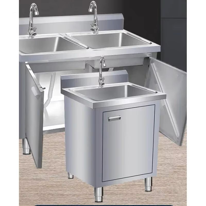 อ่างล้างจานโลหะเชิงพาณิชย์สำหร - Commercial Kitchen Double Sink บทวิจารณ์และราคา