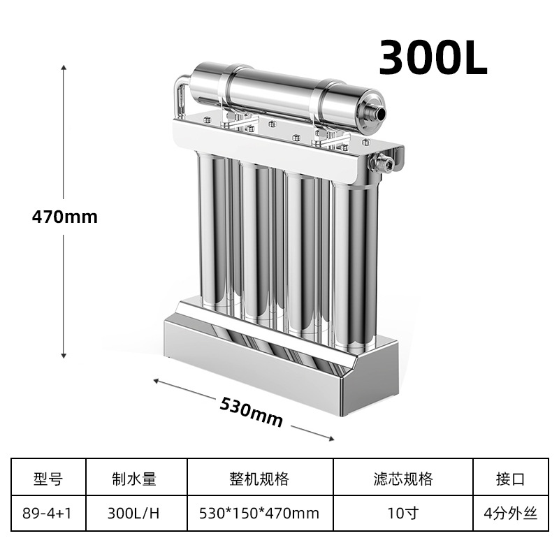 เครื่องกรองน้ำสแตนเลสแบบติดผนั - Commercial Kitchen Water Filter บทวิจารณ์และราคา