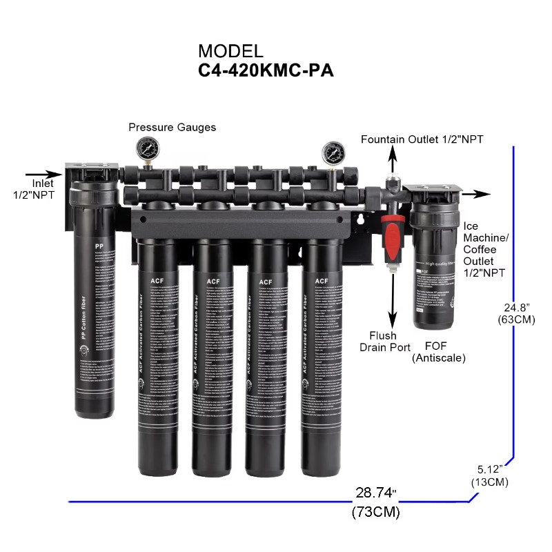 เครื่องทำน้ำแข็ง เครื่องชงกาแฟ - Commercial Kitchen Water Filter บทวิจารณ์และราคา