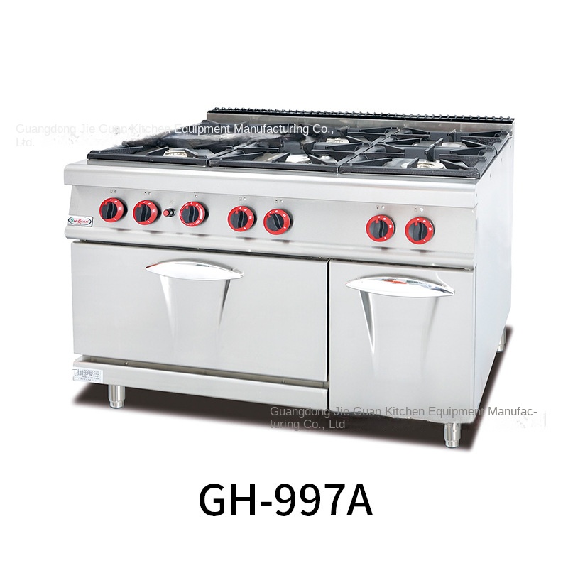 เตาแก๊สเชิงพาณิชย์ Jie Guan GH - Commercial Kitchen Stove บทวิจารณ์และราคา