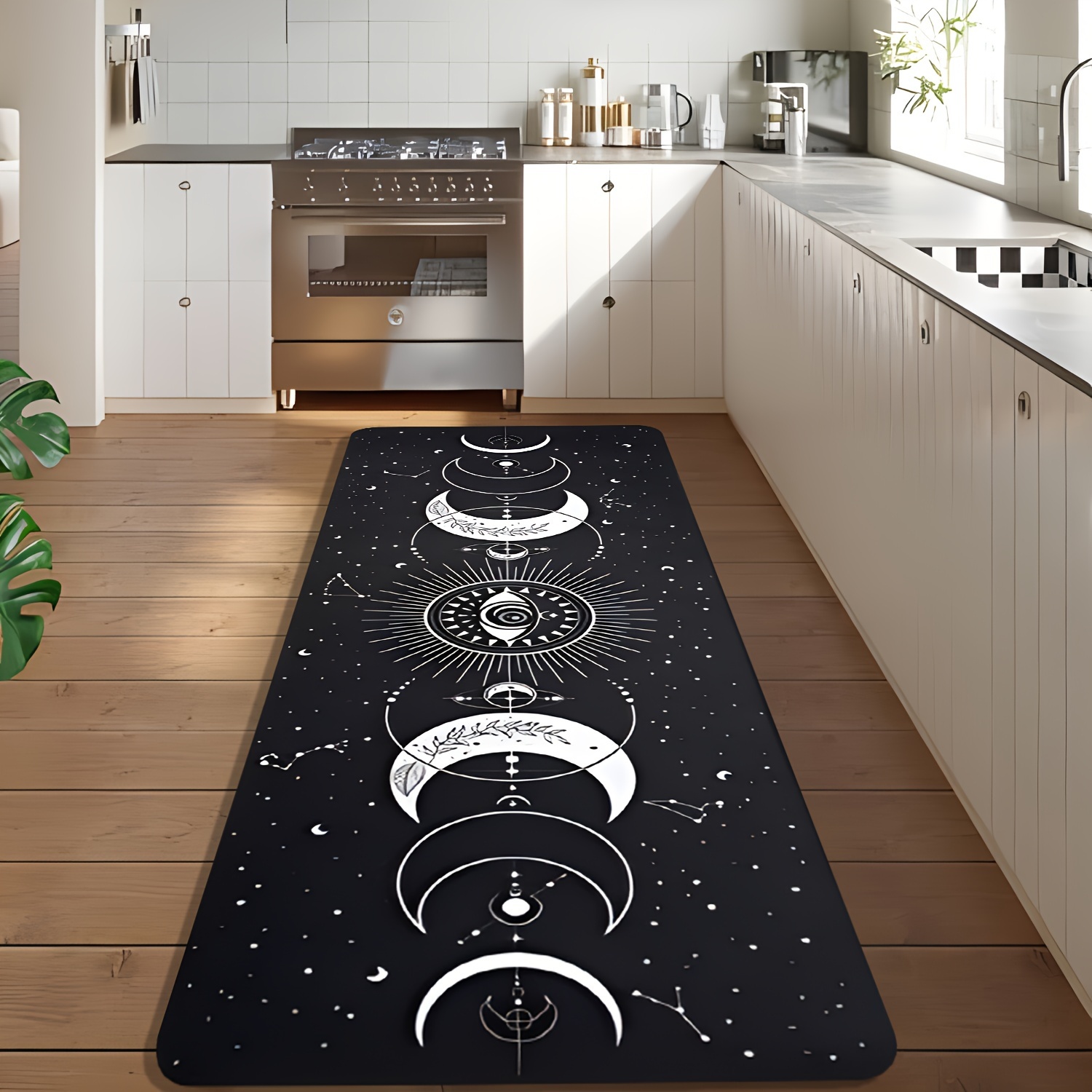 ชุดพรมครัวลายดวงจันทร์และดวงอา - Commercial Kitchen Non Slip Flooring บทวิจารณ์และราคา