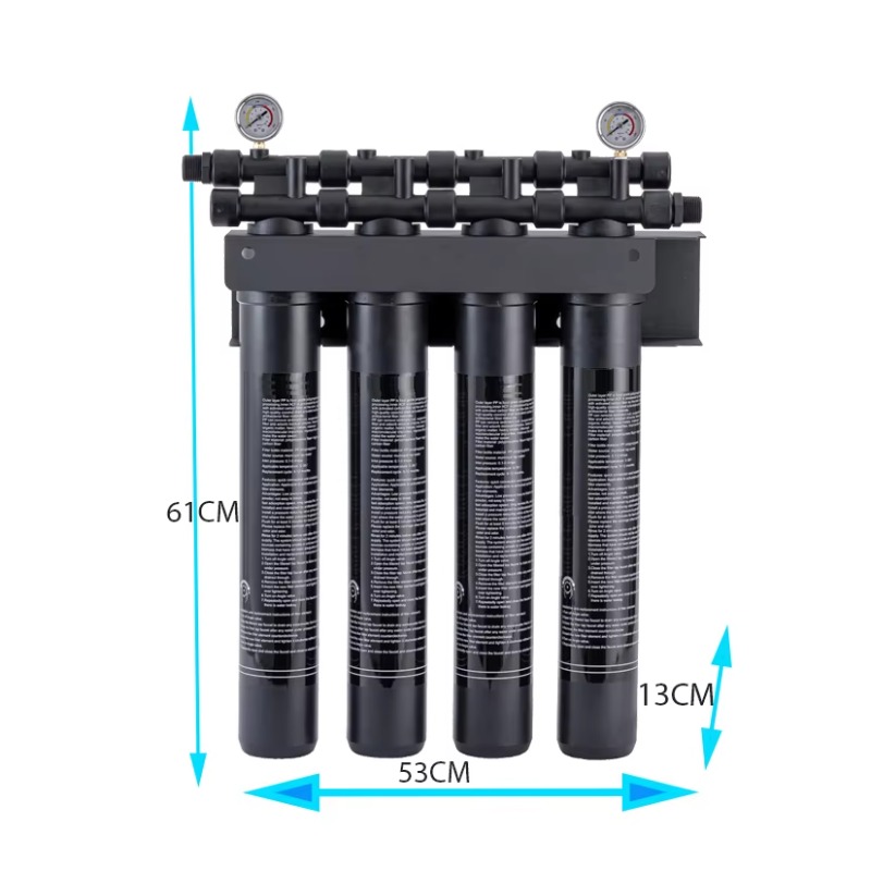 ระบบกรองน้ำเชิงพาณิชย์ 4 ขั้นต - Commercial Kitchen Water Filter บทวิจารณ์และราคา