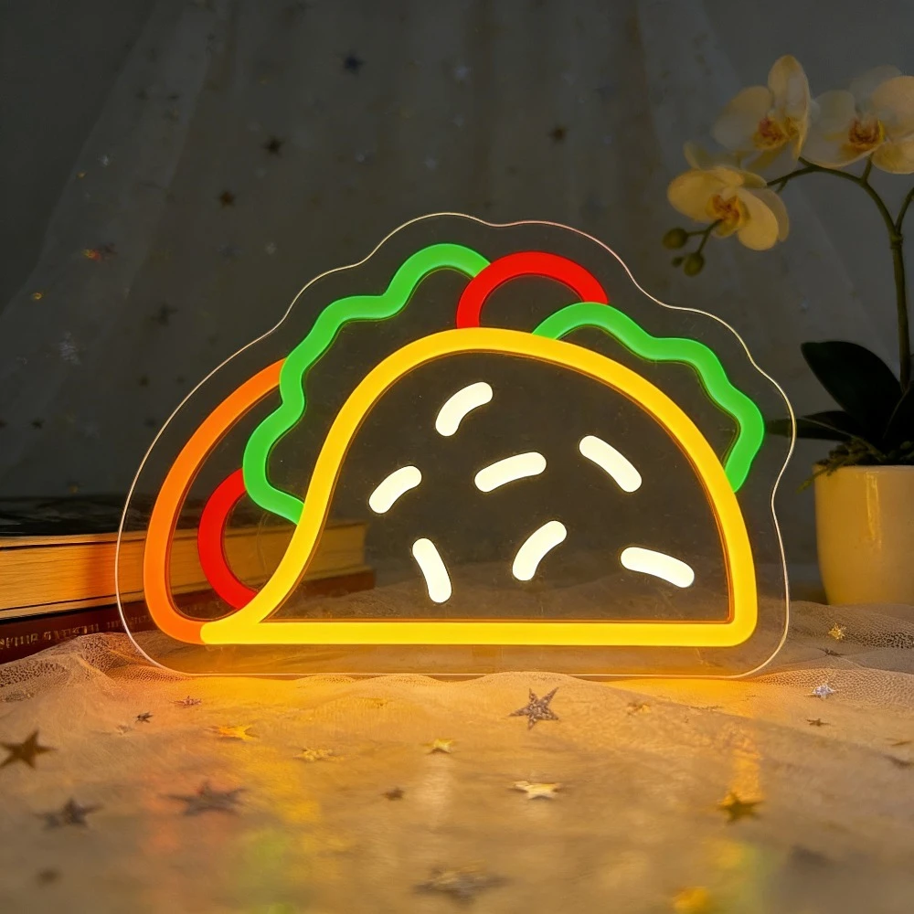 ป้ายไฟนีออนรูปทาโก้ LED ปรับคว - Commercial Kitchen Store บทวิจารณ์และราคา