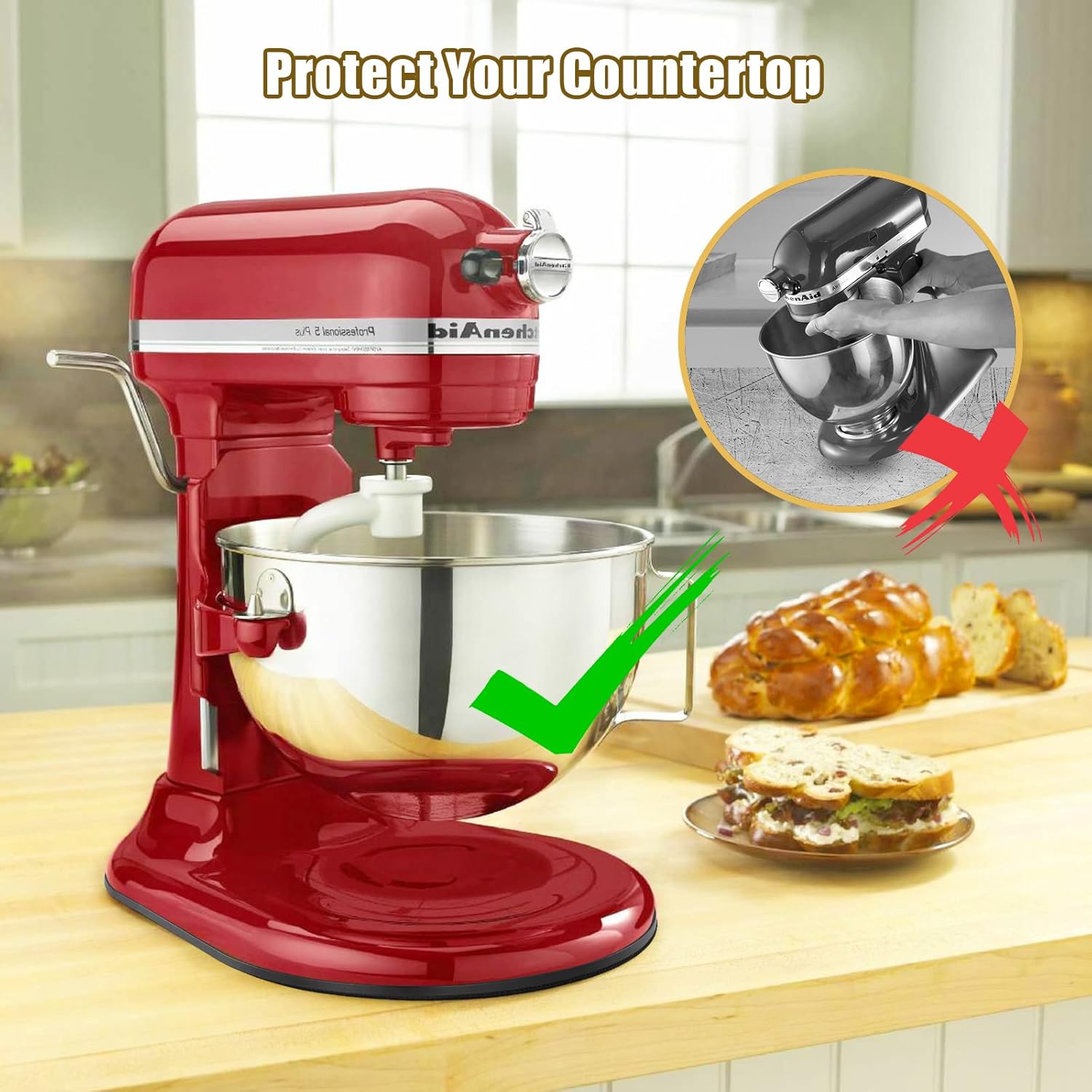 เสื่อเลื่อนสำหรับ KitchenAid M - Commercial Kitchenaid บทวิจารณ์และราคา