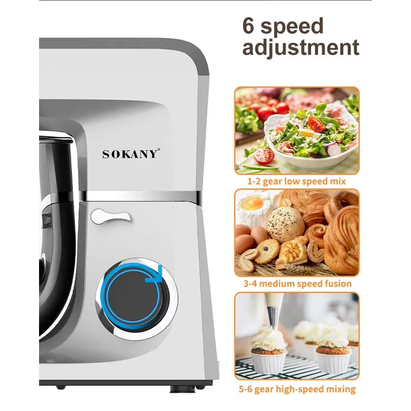 เครื่องนวดแป้งคุณภาพสูง Sokany - Dough Mixer Machine บทวิจารณ์และราคา