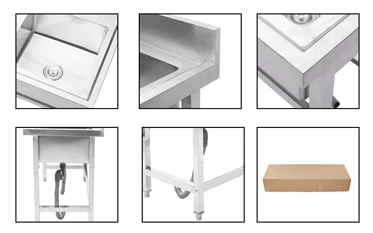 อ่างล้างจานสแตนเลสเชิงพาณิชย์  - Commercial Kitchen Double Sink บทวิจารณ์และราคา