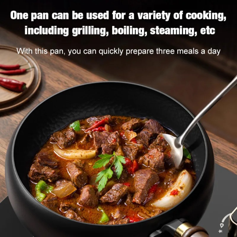 หม้อเหล็กทำมือแบบไม่เคลือบ หม้ - Commercial Kitchen Stove บทวิจารณ์และราคา