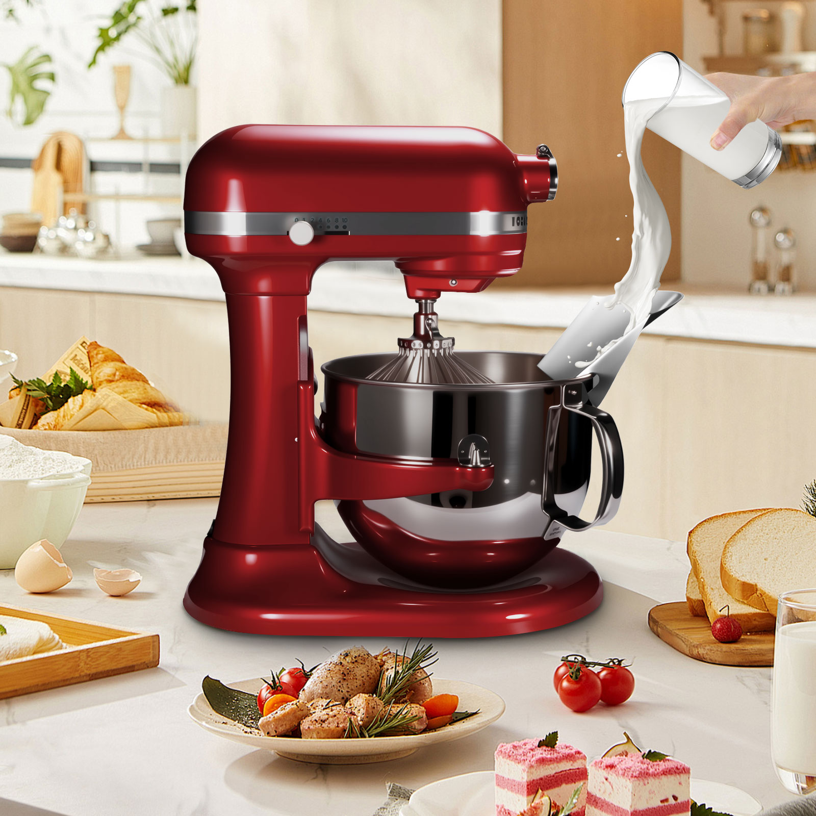 ที่กันหกของเหลวสแตนเลส 1 ชิ้น  - Commercial Kitchenaid บทวิจารณ์และราคา