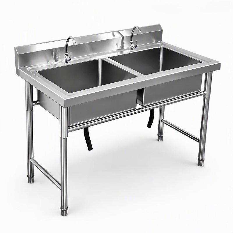 อ่างล้างจานสแตนเลส 304 แบบตั้ง - Commercial Kitchen Backsplash บทวิจารณ์และราคา