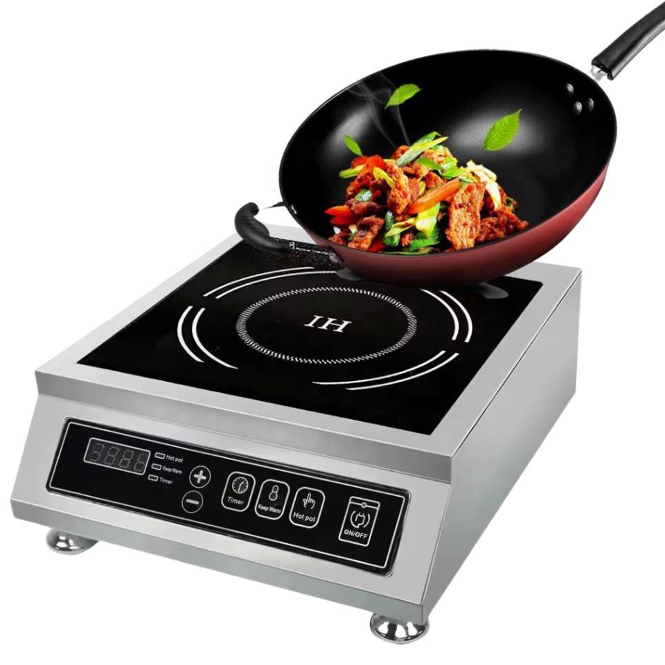 เตาแม่เหล็กไฟฟ้าแบบแบน 3.5 กิโ - Commercial Kitchen Stove บทวิจารณ์และราคา