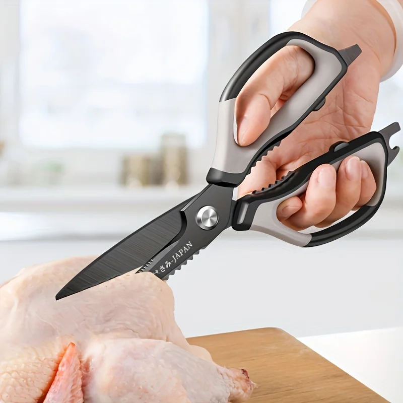 สีดําไทเทเนียมกรรไกรครัวสแตนเล - Commercial Kitchen In Home บทวิจารณ์และราคา