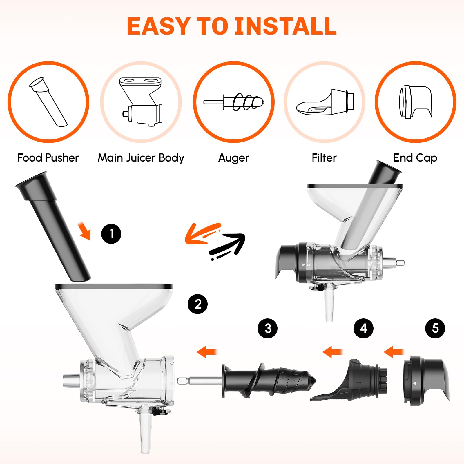อุปกรณ์เสริมเครื่องคั้นน้ำผลไม - Commercial Kitchenaid บทวิจารณ์และราคา