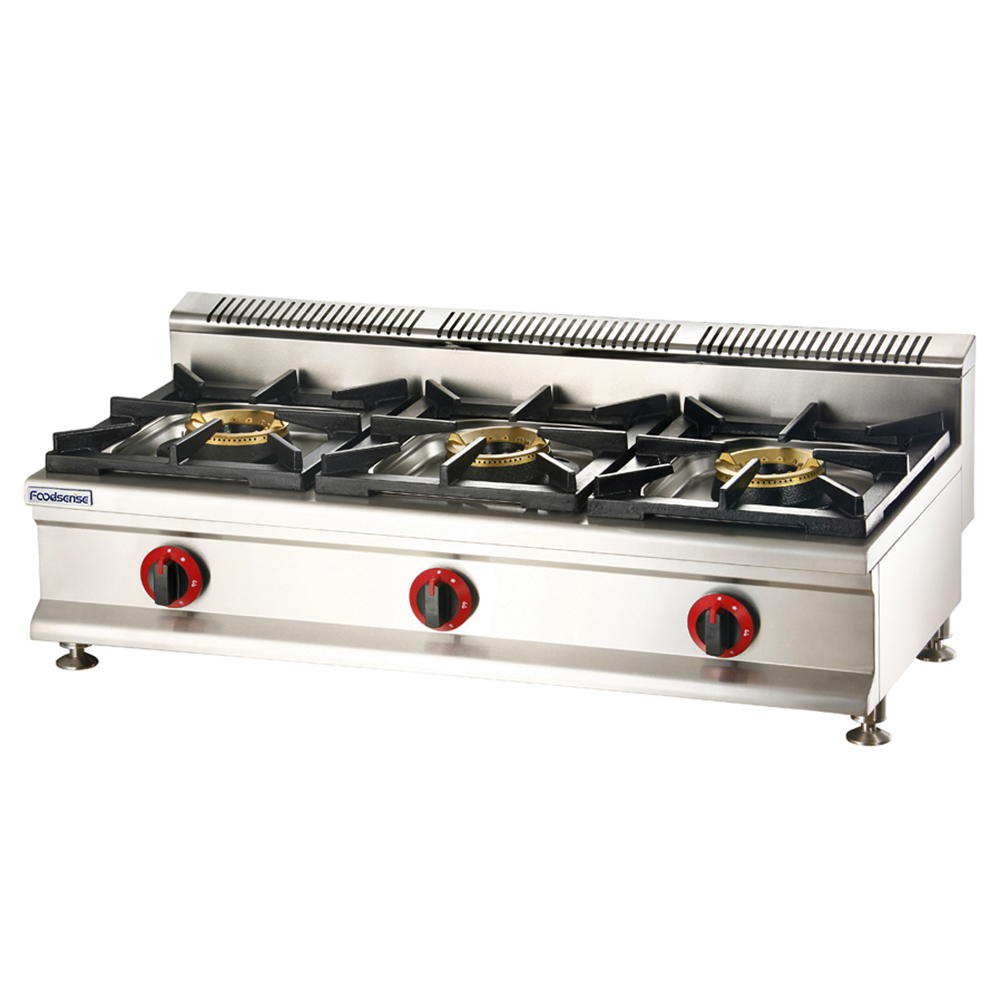 เตาแก๊สเชิงพาณิชย์ 3 หัวเตา เต - Commercial Kitchen Stove บทวิจารณ์และราคา
