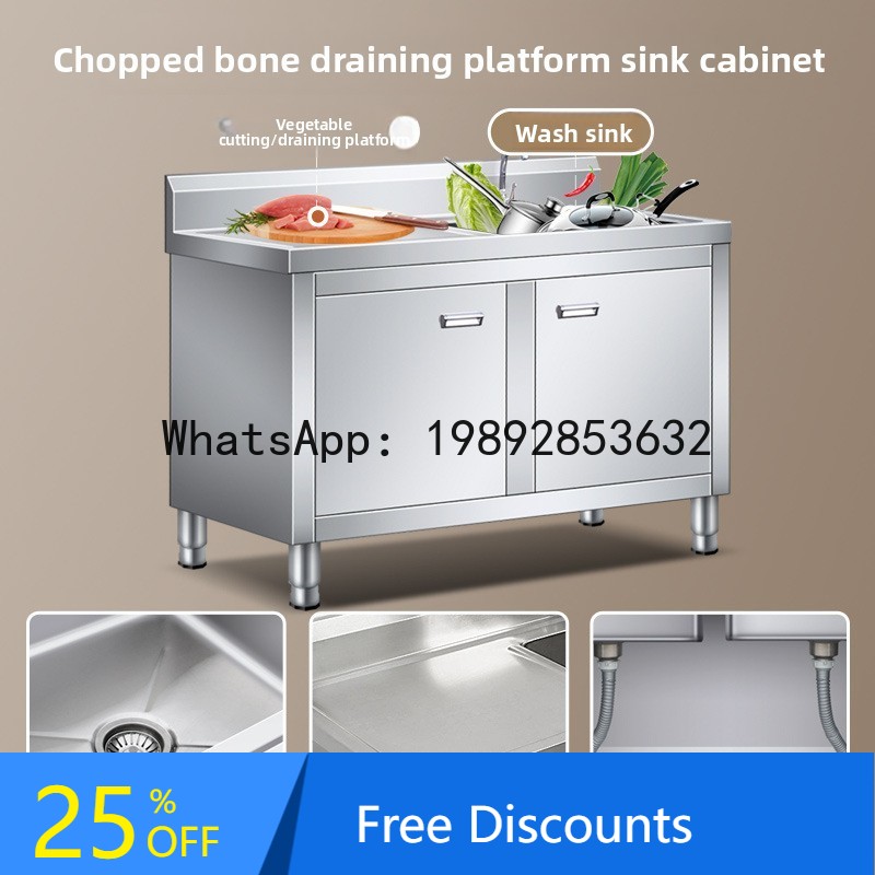ตู้ใต้อ่างล้างจานสแตนเลส 304 แ - Commercial Kitchen Double Sink บทวิจารณ์และราคา